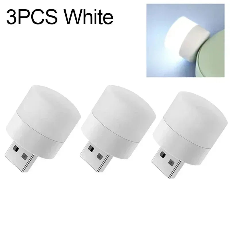 Mini luz de lectura LED para libros | Lámpara de escritorio portátil recargable por USB