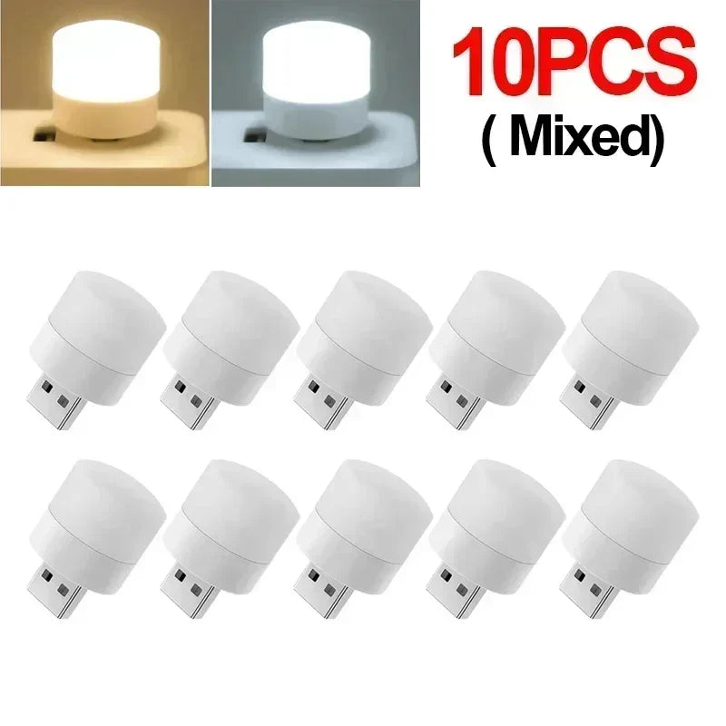 Mini luz de lectura LED para libros | Lámpara de escritorio portátil recargable por USB