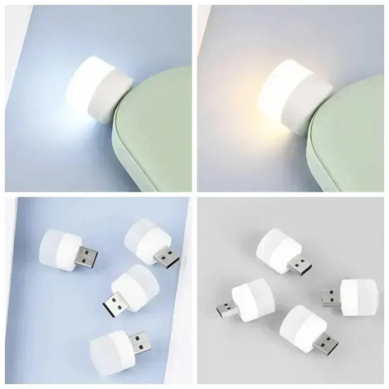 Mini luz de lectura LED para libros | Lámpara de escritorio portátil recargable por USB