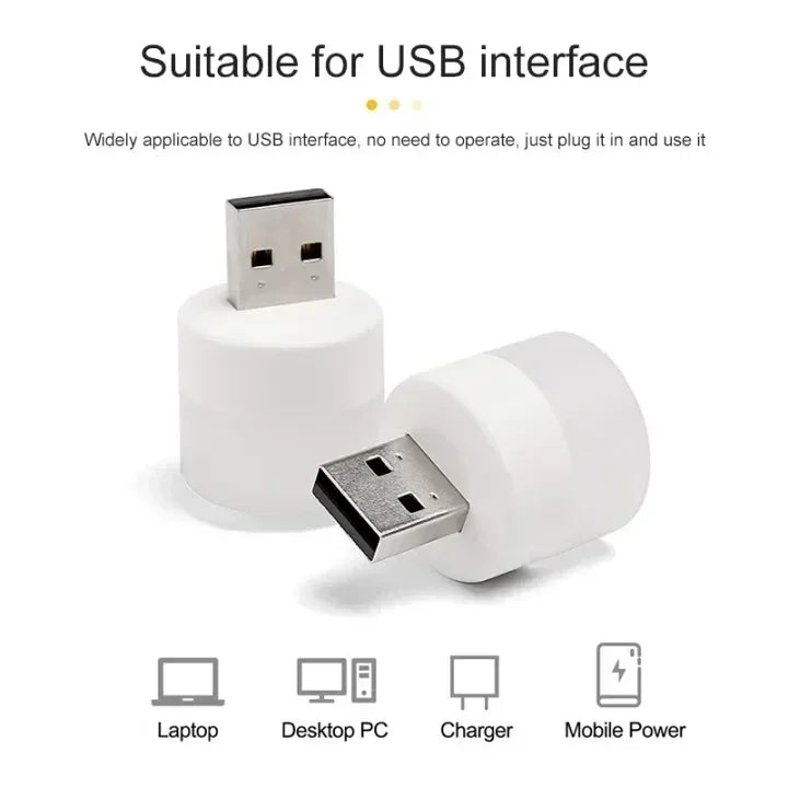 Mini luz de lectura LED para libros | Lámpara de escritorio portátil recargable por USB