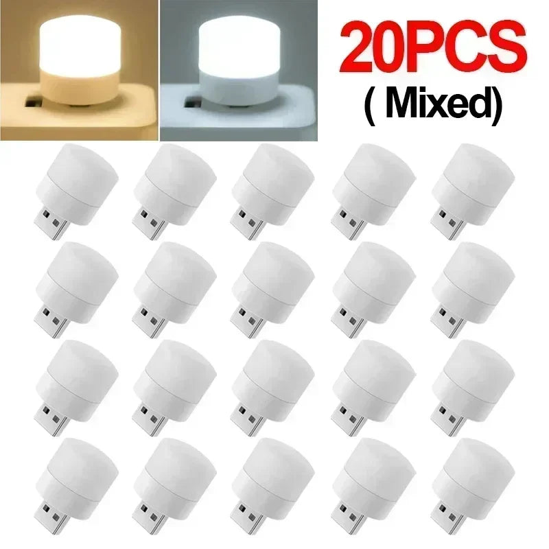 Mini luz de lectura LED para libros | Lámpara de escritorio portátil recargable por USB