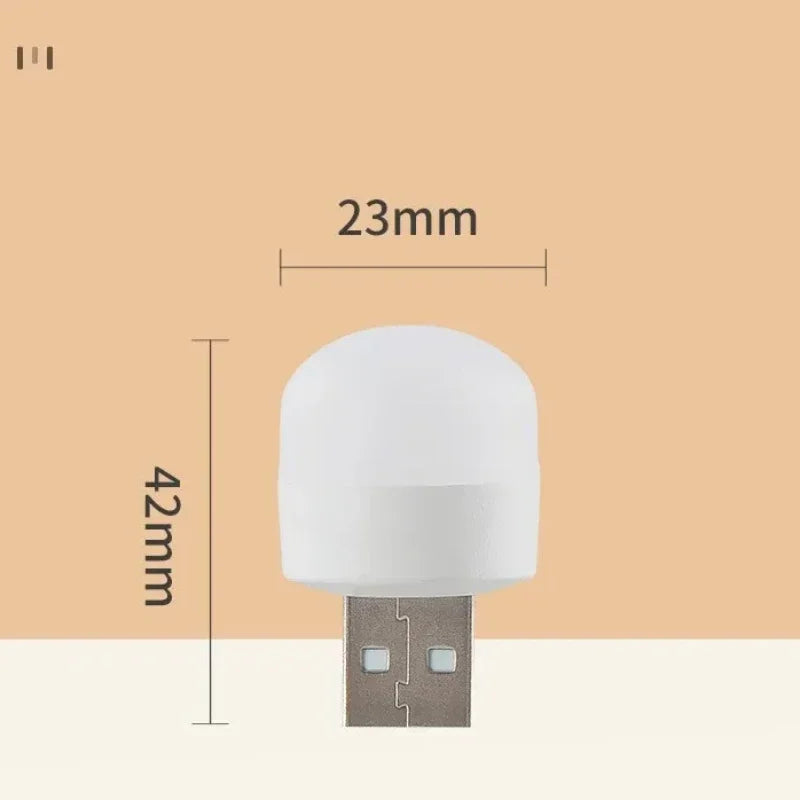 Mini luz de lectura LED para libros | Lámpara de escritorio portátil recargable por USB
